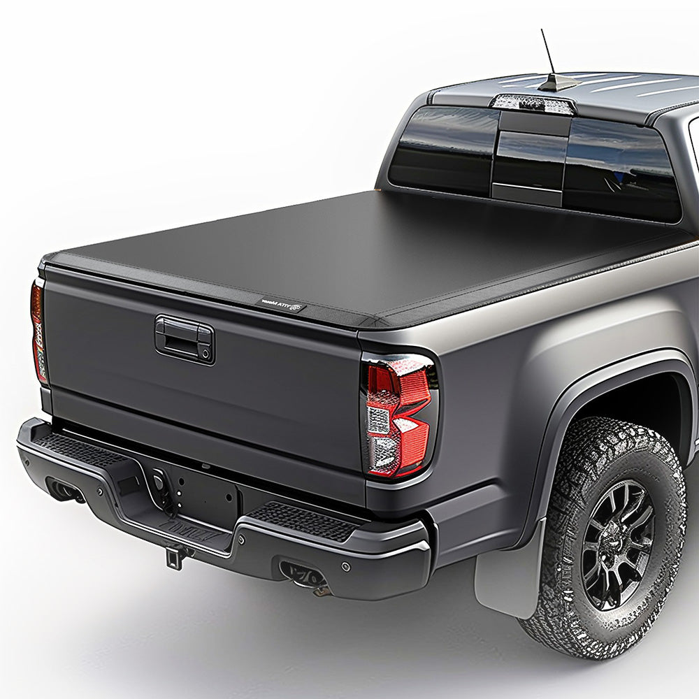 YITAMOTOR® Soft Tri-Fold Tonneau Cover for 2015-2023 Chevy Colorado/GMC Canyon, 6.2ft Fleetside Bed