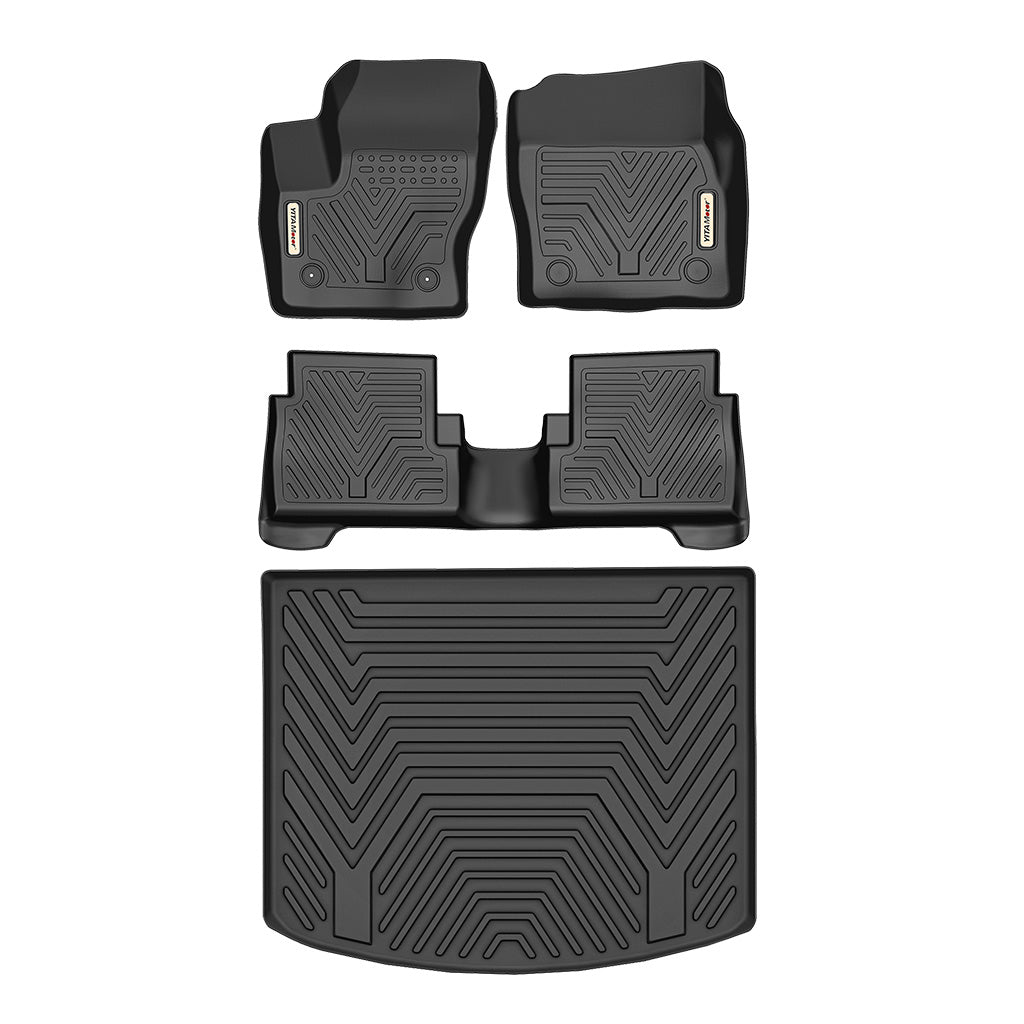 YITAMOTOR® Custom Fit All-Weather Cargo Liner Floor Mats for 2013-2019 Ford Escape, Full Protection