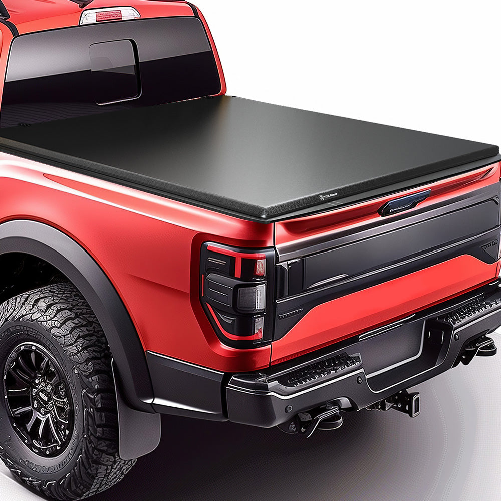 YITAMOTOR® Soft Tri-fold 2015-2024 Ford F-150, Styleside 6.5 ft Bed Truck Bed Tonneau Cover