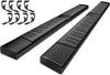 YITAMOTOR® 6" Running Boards for 07-18 Chevy Silverado/GMC Sierra 1500, 07-19 2500HD/3500HD Crew Cab Black Side Steps