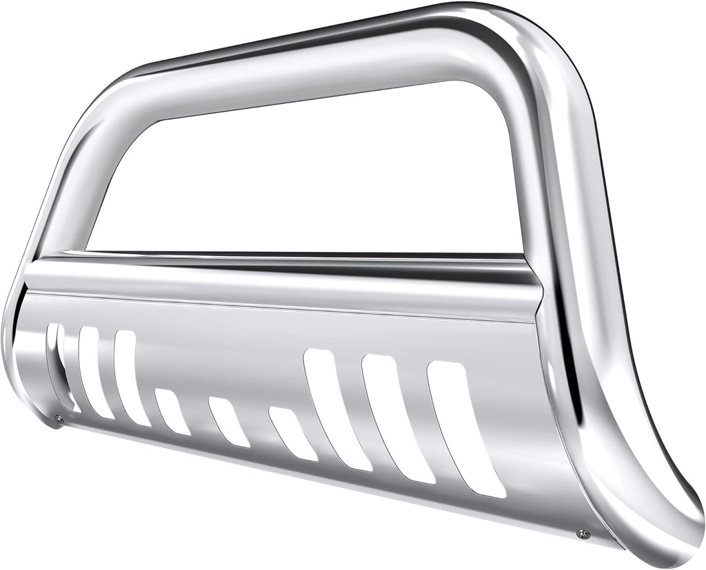 YITAMOTOR® 09-18 Dodge Ram 1500 Bull Bar cepillo para parachoques delantero protector de parrilla de empuje con placa protectora