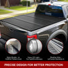 YITAMOTOR® FRP Hard Tri-fold Truck Bed Tonneau Cover Compatible with Toyota Tacoma 2024 5ft Bed (Excl. Trail Edition)