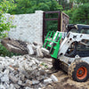 Marco de horquilla de paleta de 4000 libras, marco de horquilla de paleta de dirección deslizante de 46 pulgadas para tractores cargadores de dirección deslizante Kubota Bobcat, acero verde