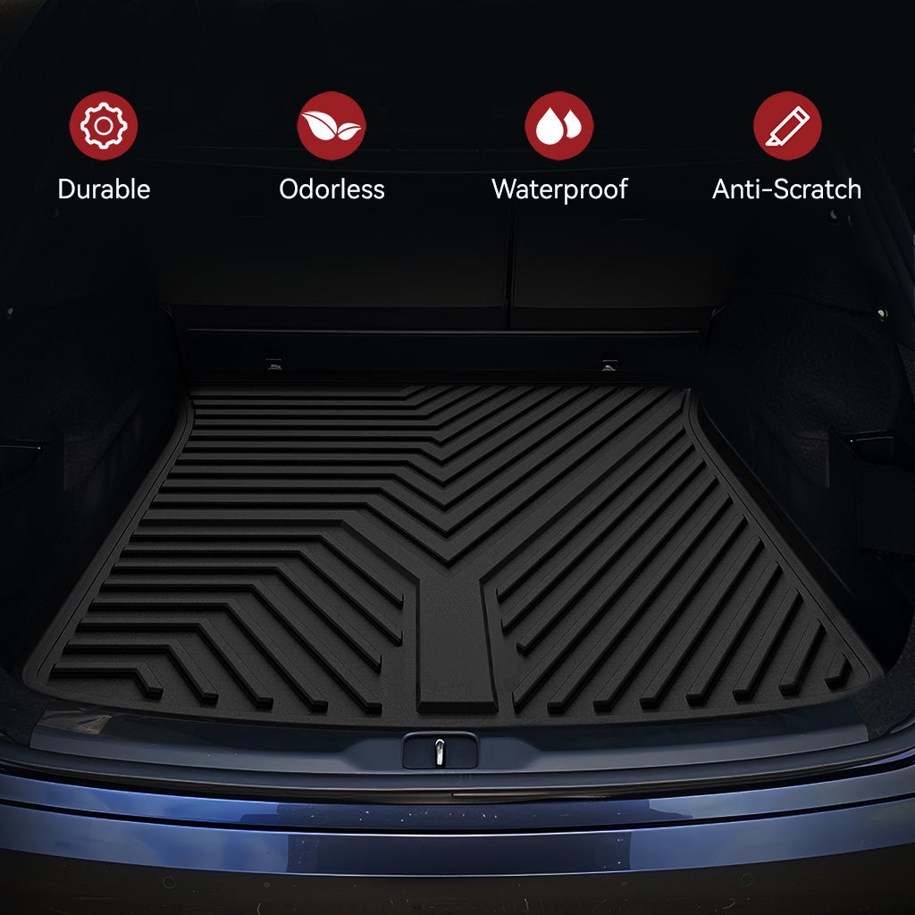 YITAMOTOR® Alfombrilla de carga para Tesla Modelo Y 2020-2024, revestimiento de carga, revestimiento de maletero de TPE negro personalizado, protección contra todo tipo de clima