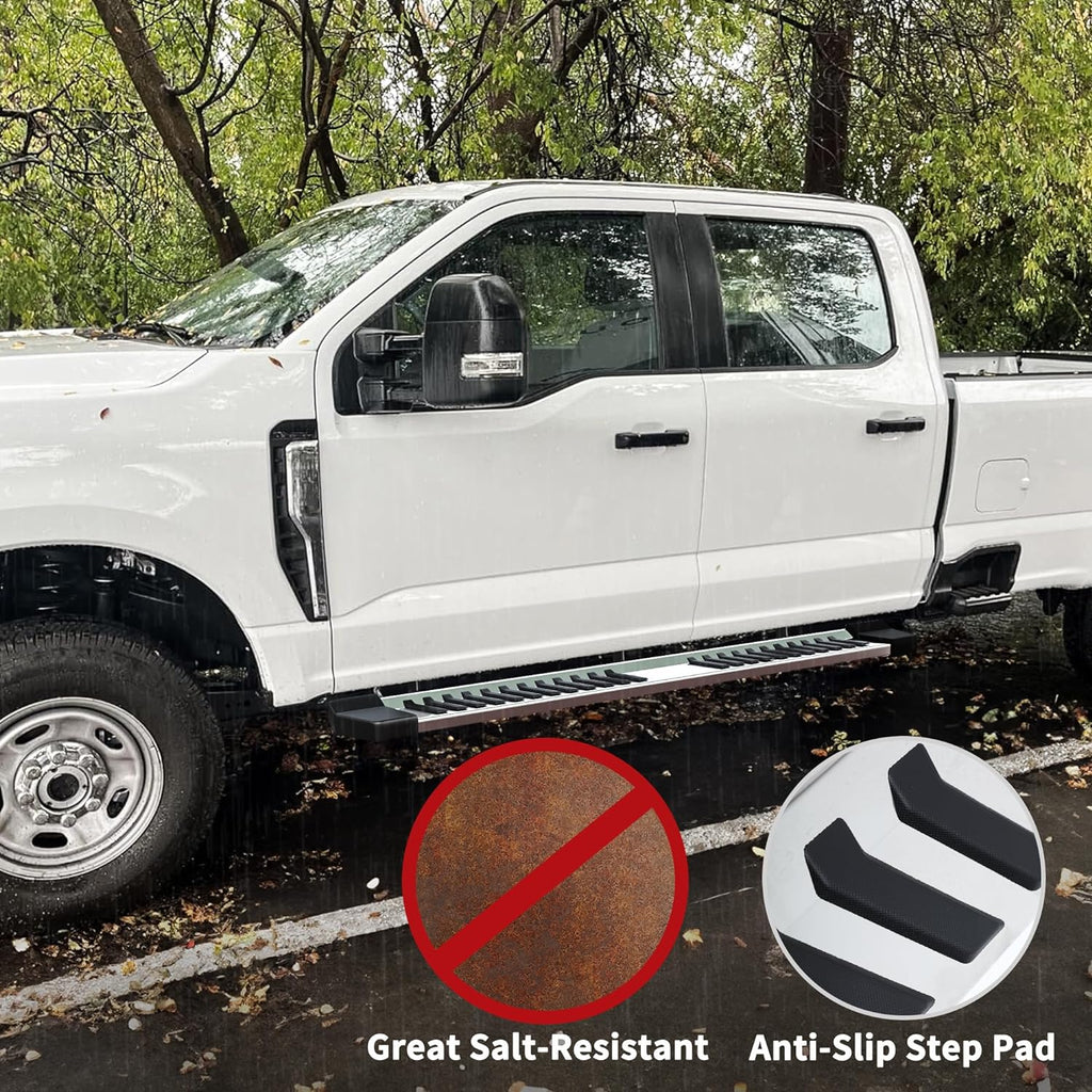 YITAMOTOR® 6 Inches Running Boards Compatible with 2019-2025 Ram 1500 New Body Crew Cab Side Steps Stainless Steel Nerf Bars