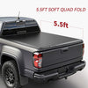 YITAMOTOR® 2009-2014 Ford F-150 (Excl. Raptor Series), Styleside 5.5ft Bed Soft Tri-fold Truck Bed Tonneau Cover