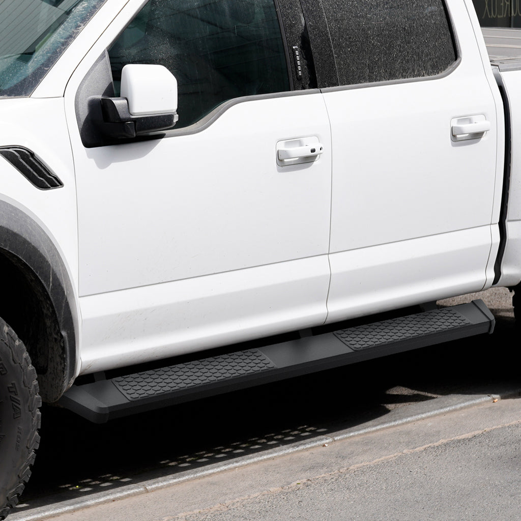 YITAMOTOR® 6 Inches Running Boards Compatible with 2019-2024 Chevy Silverado/GMC Sierra 1500 Crew Cab, 2020-2024 2500HD 3500HD Crew Cab Side Steps Black Nerf Bars Rails