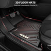 YITAMOTOR® Custom Fit All-Weather Floor Mats & Cargo Liner Set for 2024 Toyota 4Runner (2013-2024, 5 Passenger Model w/o Sliding Rear Tray), TPE, Black