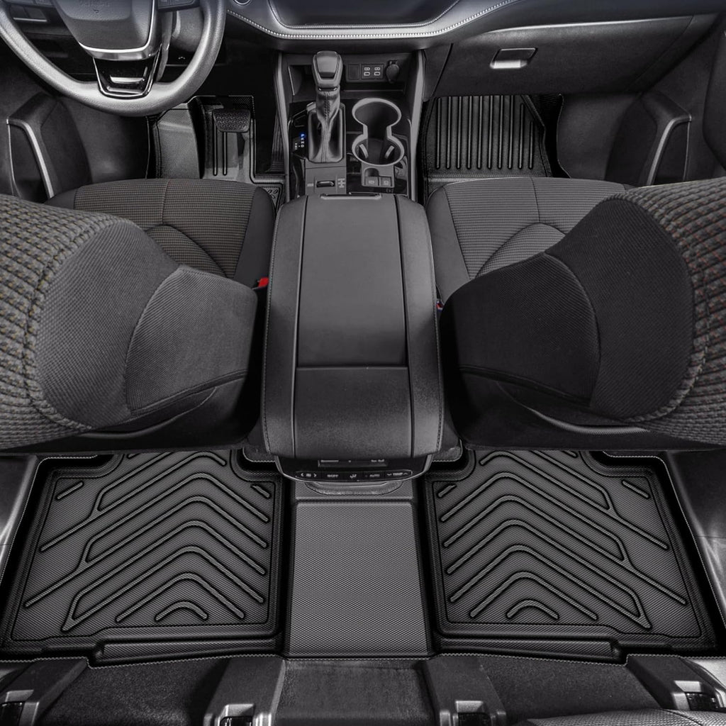 YITAMOTOR® Floor Mats & Cargo Liner Fits for 2022 2023 2024 Jeep Grand Cherokee (Non L or WK), Custom Fit TPE All Weather Floor Liners Cargo Mats, 1st 2nd Rows Trunk Full Liners Car Mats Set, Black