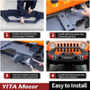 YITAMOTOR® Front Bumper Compatible with 2007-2018 Jeep Wrangler JK & JK Unlimited (2/4 Doors), Upgraded Off Road Bumper w/Fog Light Holes & 2 D-Rings & Winch Plate