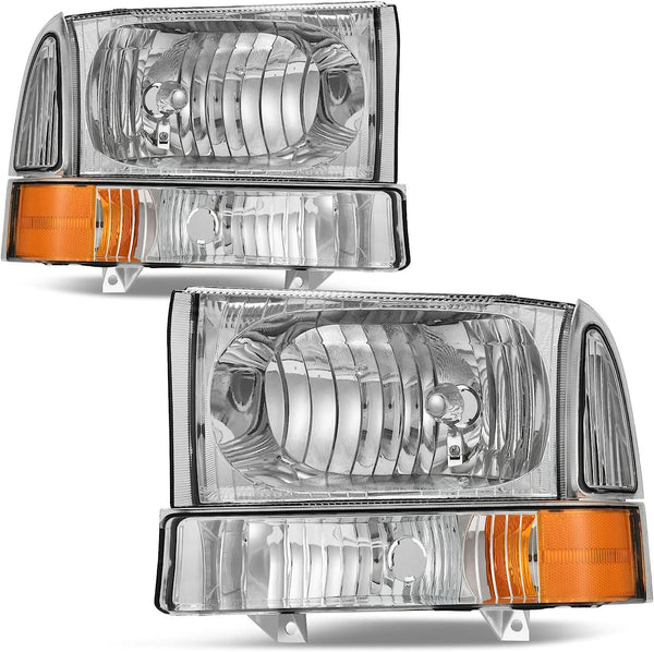 LED Headlights Assembly for 1999-2004 Ford F250| F350| F450| F550