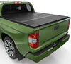 YITAMOTOR® Tailored FRP Hard Tri-Fold Truck Bed Tonneau Cover Fits for Toyota Tundra 2022 2023 2024 5.5ft Bed (Excl. Trail Edition) with Deck Rail System, Effortless Installation