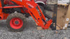 45" Pallet Forks Frame Attachment with 48" Pallet Forks Forklift Blades, 4000 lbs Capacity with 3 Spear Sleeves for Kubota Bobcat Skid Steer Loaders Tractors