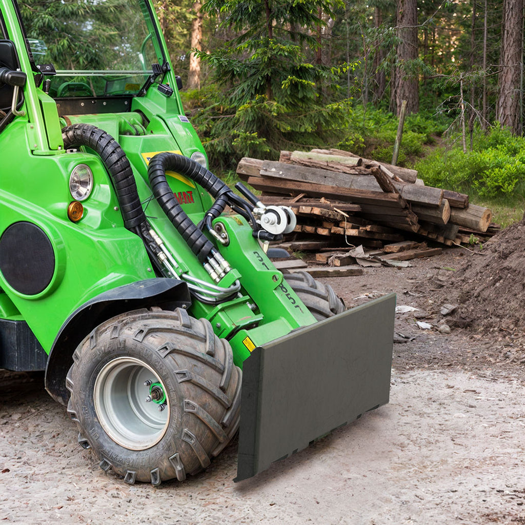 1/4" Skid Steer Attachment Plate Universal Quick Attach Plate Compatible with Kubota and Bobcat Skid Steers and Tractors