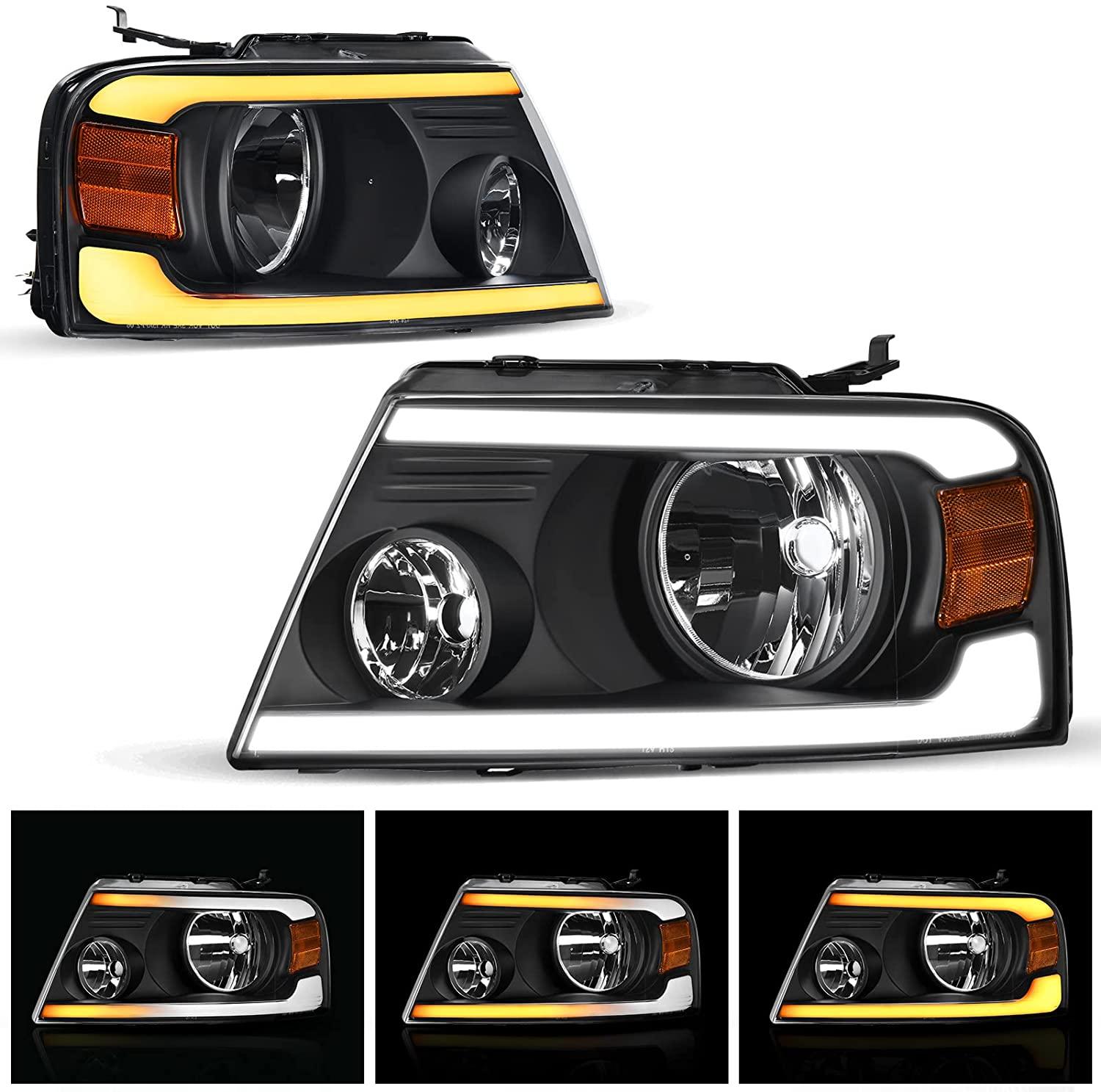 2004-2008 Ford F150 Pickup LED Headlights Assembly for Headlight