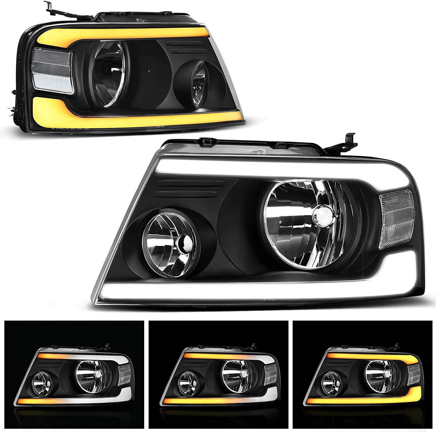 2004-2008 Ford F150 DRL Switchback LED DRL Headlights