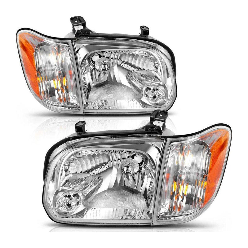 LED Headlights Assembly for 2005-2006 Toyota Tundra/2005-2007 Sequoia ...