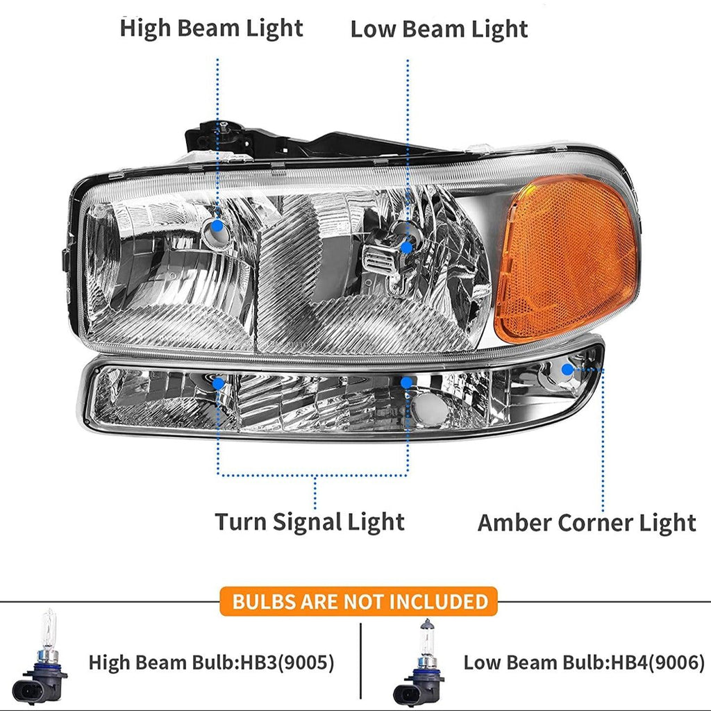 Headlight Assembly - 2007 GMC Yukon