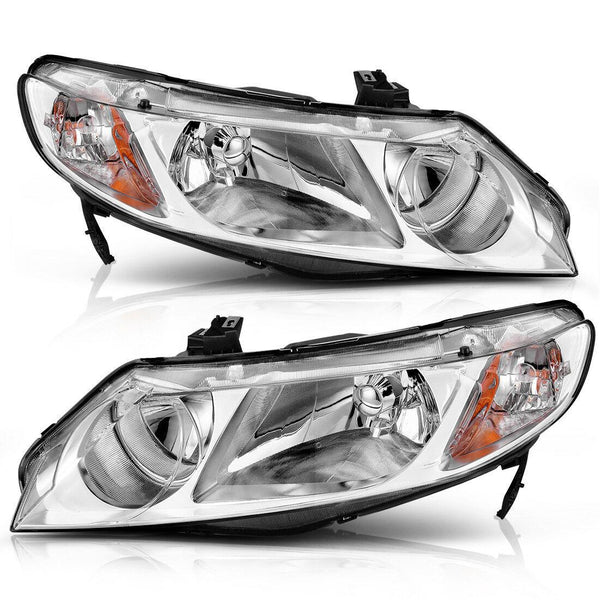 LED Headlights Assembly for 2006-2011 Honda Civic Sedan 4-Door