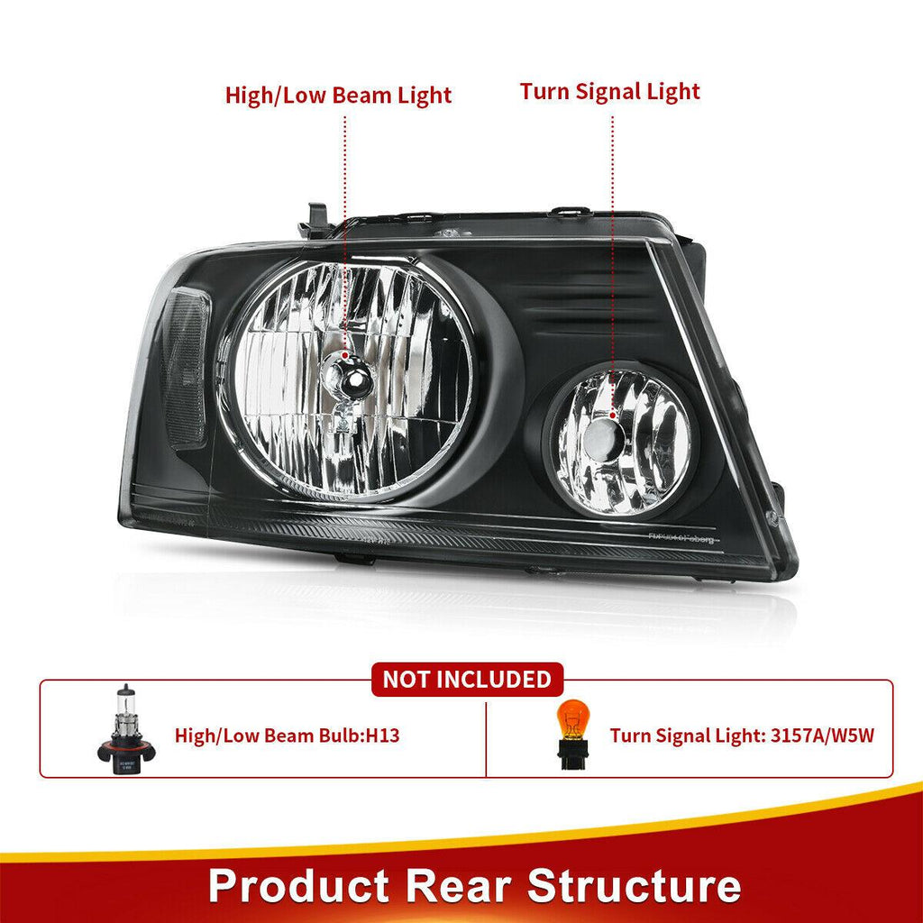 2004-2008 Ford F150 Pickup LED Headlights for Headlight