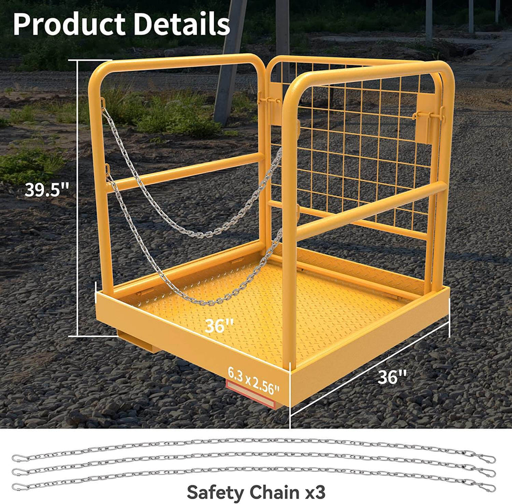 Forklift Safety Cage 36"x36"