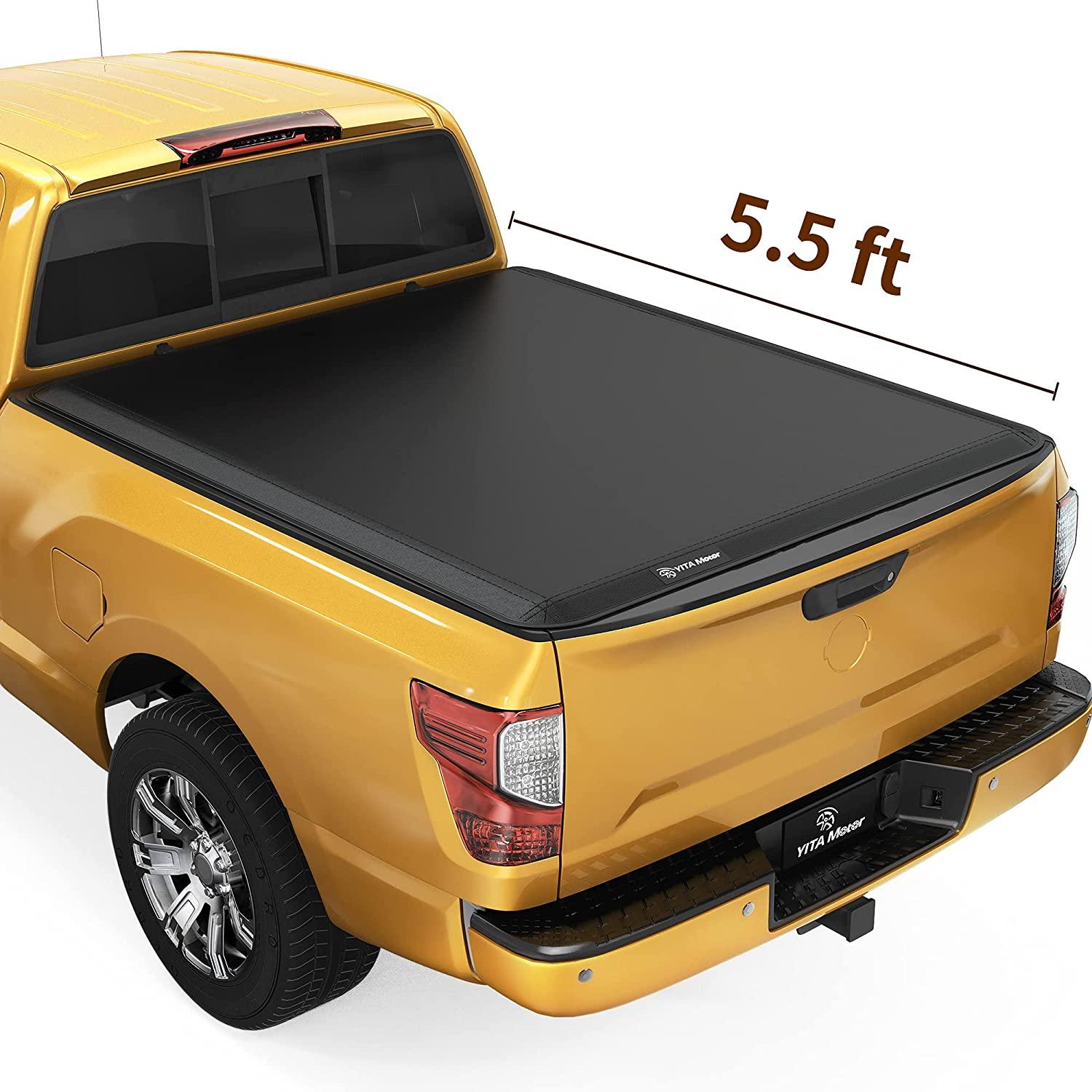 YITAMOTOR® Soft Tri-fold 2004-2015 Nissan Titan with Utili-Track