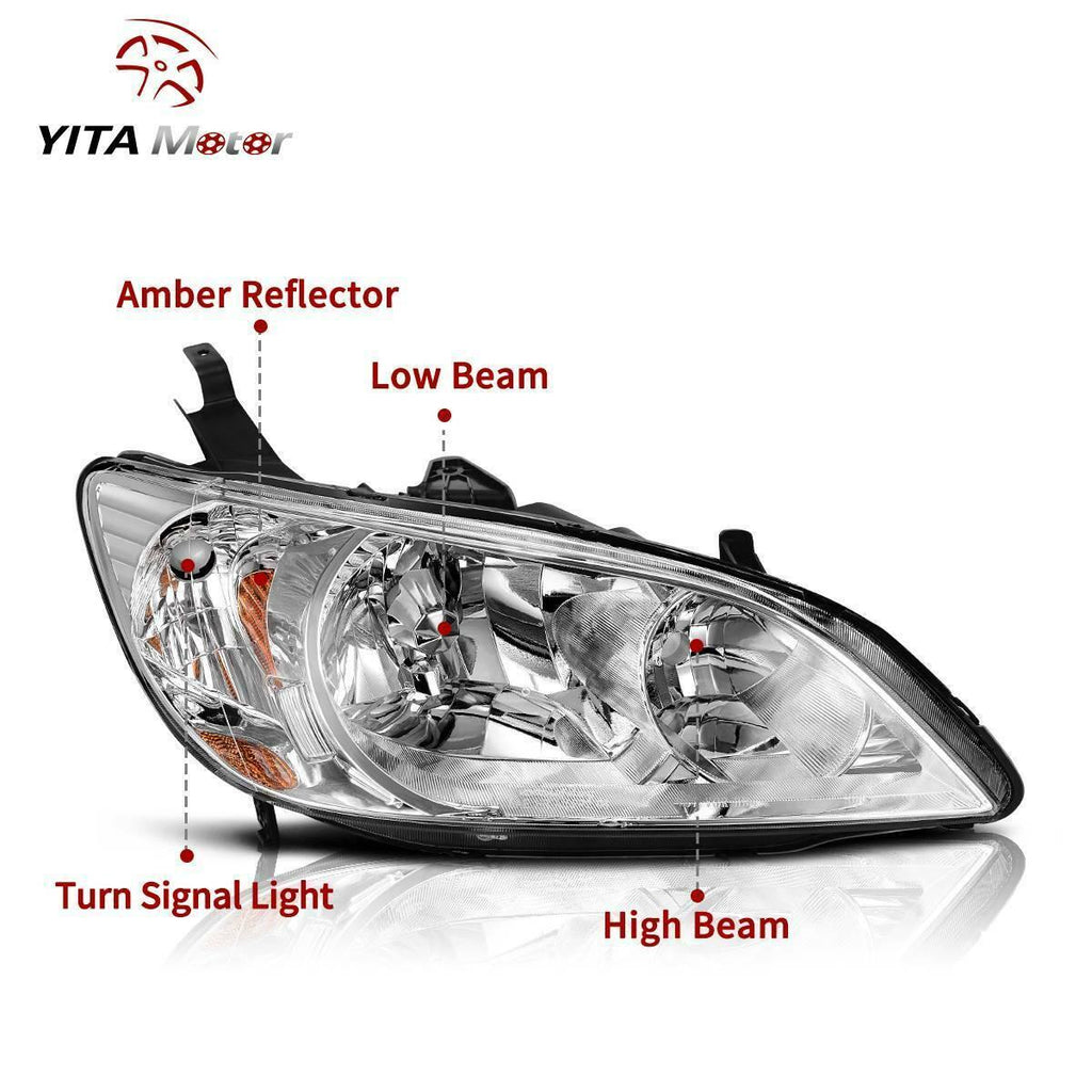 2004 2005 Honda Civic LED Headlight Assembly for Headlight