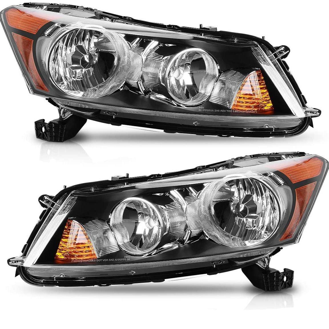 YITAMOTOR® Headlight Assembly For 2008-2012 Honda Accord 4-Door